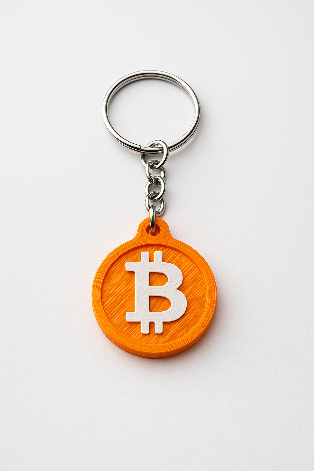 Bitcoin NFC Keychain – BTC Coin Tag | Tap-to-Receive Crypto Wallet, Rewritable, Everyday Carry