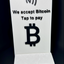 Tap to Pay Bitcoin Stand – NFC Contactless Payment Display – Crypto Payment Sign for Shops & Small Businesses