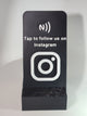 Tap to Follow Instagram NFC Stand – Social Media Display – Contactless Instagram Growth Sign for Shops, Creators & Events