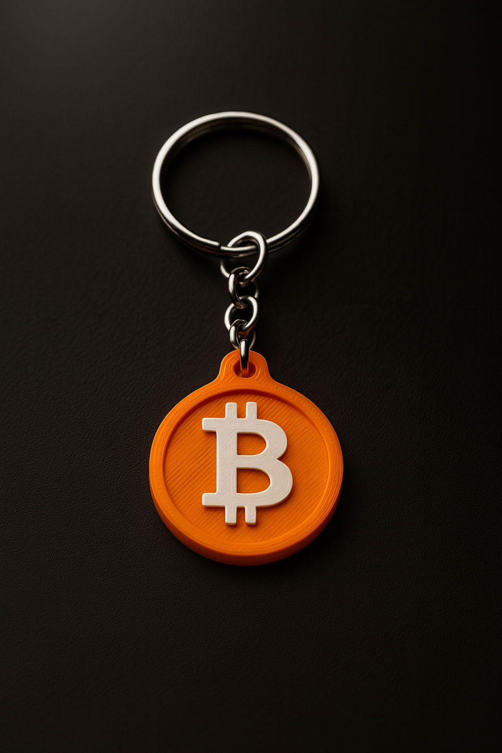 Bitcoin NFC Keychain – BTC Coin Tag | Tap-to-Receive Crypto Wallet, Rewritable, Everyday Carry
