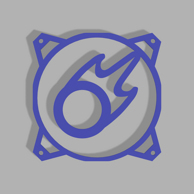FFXIV Magical Ranged DPS Jobs Soul Icon PC Fan Grill Cover | Matte PLA | 120 mm & 140 mm