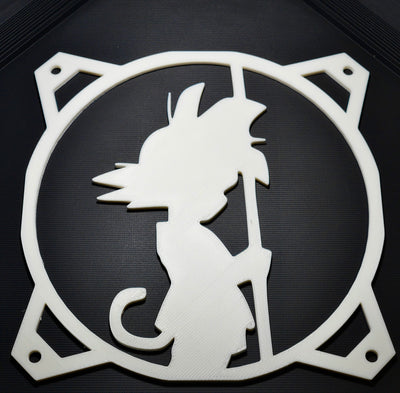 DBZ PC Fan Grill Cover | Matte PLA | 120 mm & 140 mm | Black or White