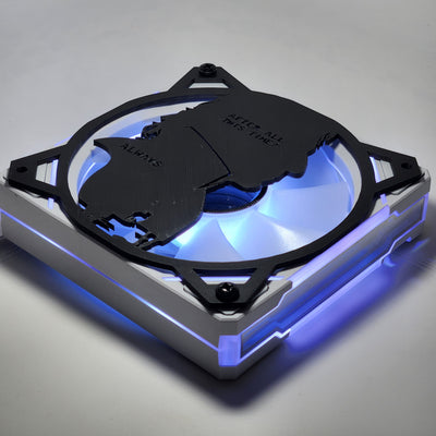 Severus Snape After All This Time Always | PC Mod Fan Grill Cover | Matte PLA | 120 mm & 140 mm | Black or White