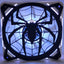 Spiderman Web Logo | PC Mod Fan Grill Cover | Matte PLA | 120 mm & 140 mm | Black or White