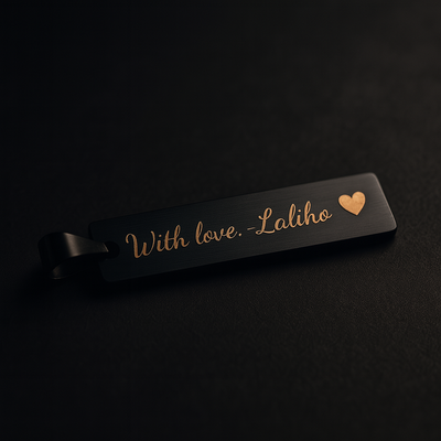 Personalized Spotify Stainless Steel Pendant Rectangle Jewelry