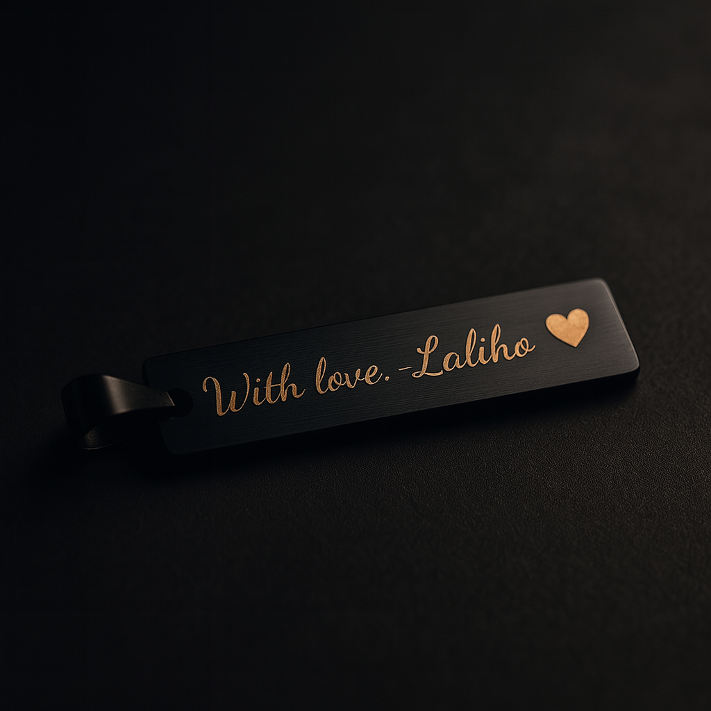 Personalized Spotify Stainless Steel Pendant Rectangle Jewelry